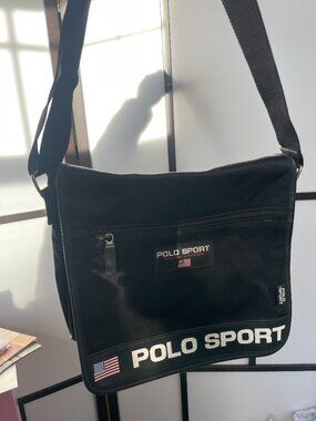 Vintage polo sport shoulder bag